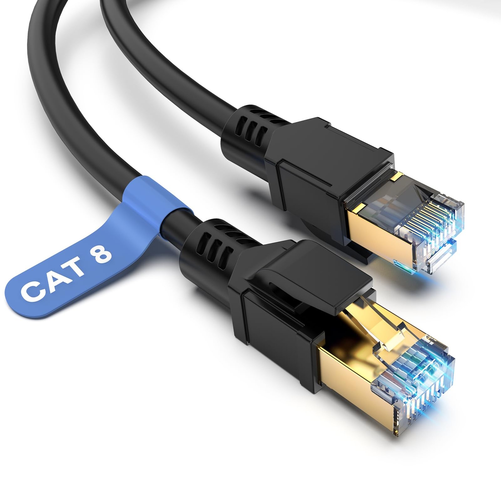 Cat 8 Ethernet Cable 6 FT, Cat8 Network Cable 40Gbps 2000MHz, 26AWG Heavy Dut...