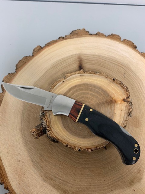 BOKER Magnum Classic Lockback FOLDING KNIFE Brown  NEW in Package
