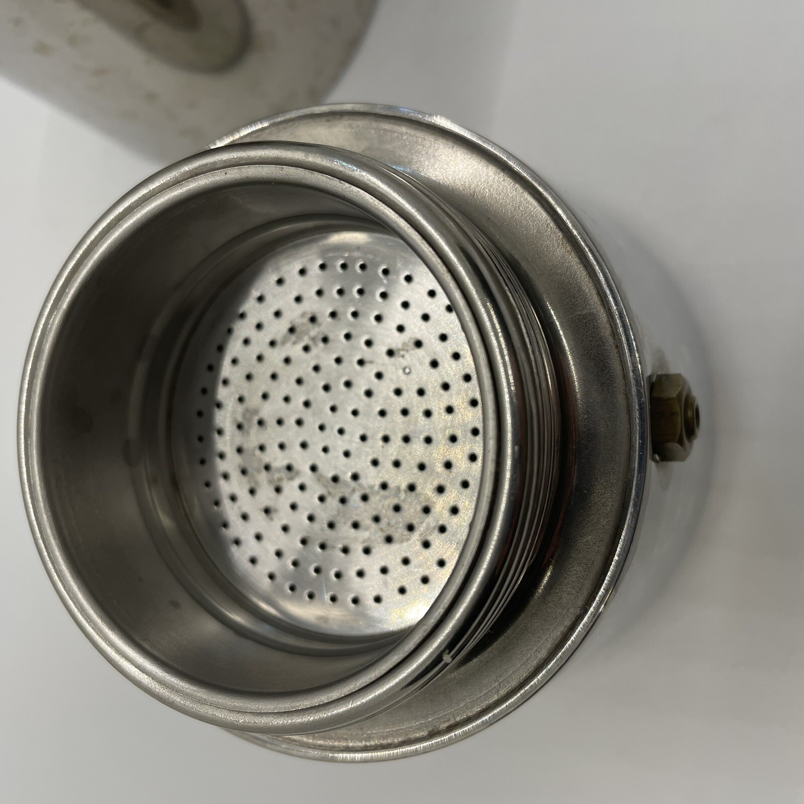 GB Italy Coffee Pot Inox 18-10 Coffee Espresso Percolator Stovetop Stainless