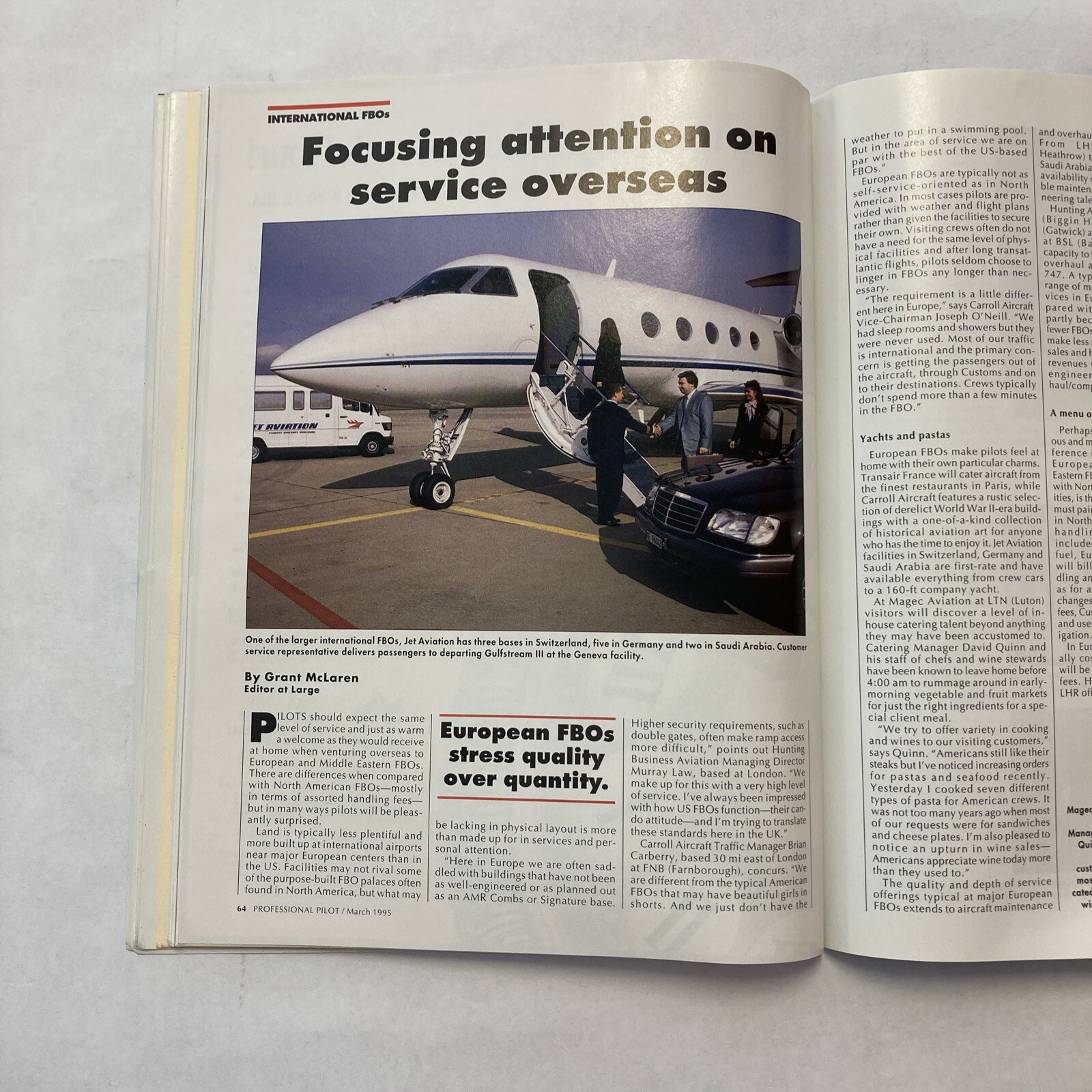 Professional Pilot - March 1995 Issue