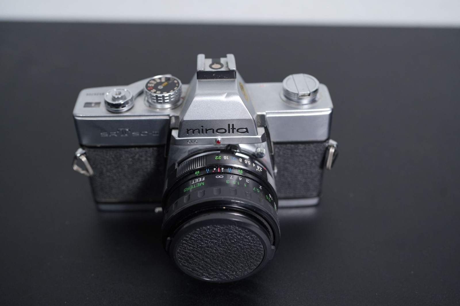 Minolta SRT SC-II Camera With Vivitar Lenses & Caps