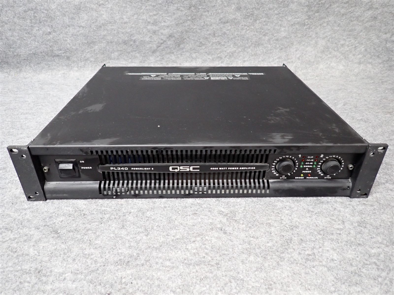 QSC PowerLight PL340 2 Channel Professional Power Amplifier 1350WPC (#21) (II7)