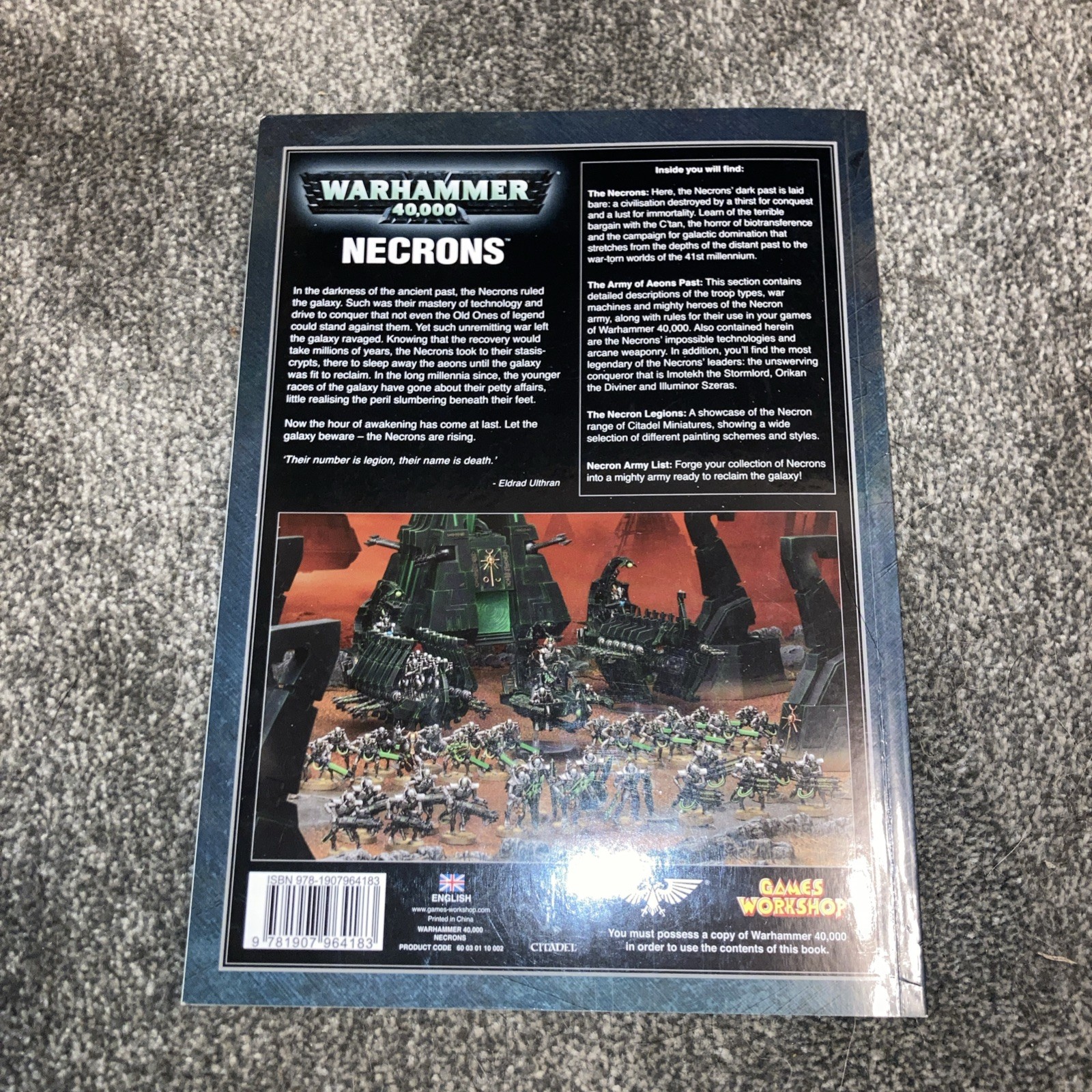 Warhammer Necrons Book