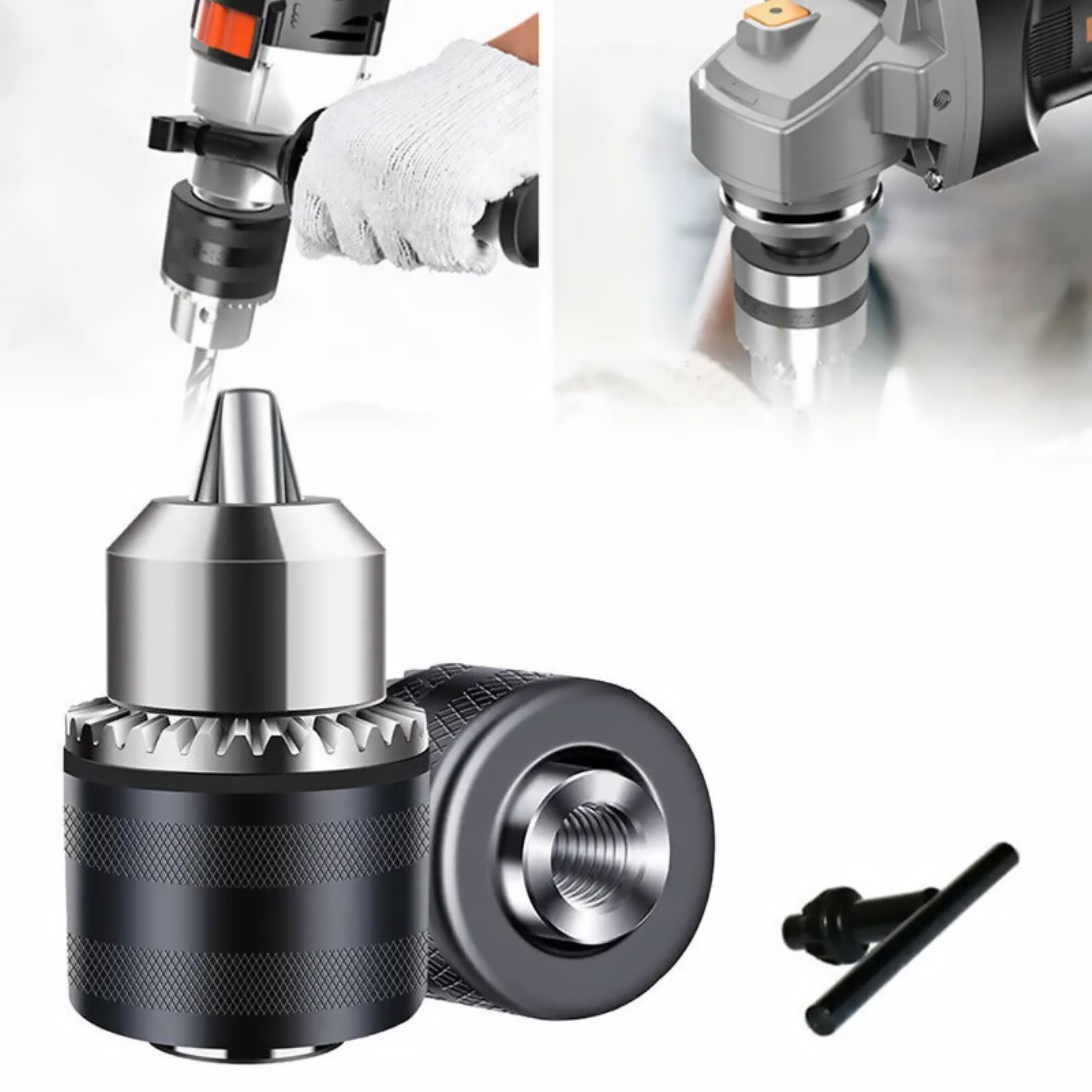 1 PC M10 Angle Grinder Electric Drill Conversion Collet Chuck Head Adapter