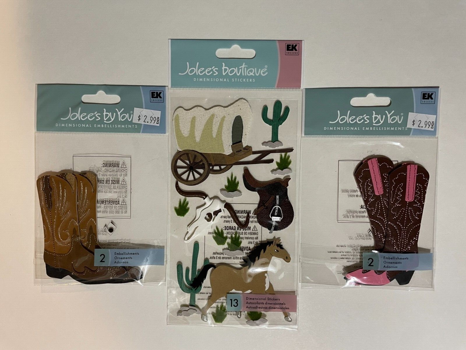JOLEE'S WESTERN DIMENSIONAL EMBELLISHMENTS