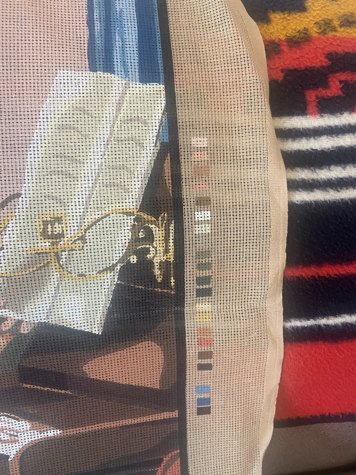 Dokor Needlepoint Canvas Hand Painted Models 157 & 4404 Multicolor Rectangle