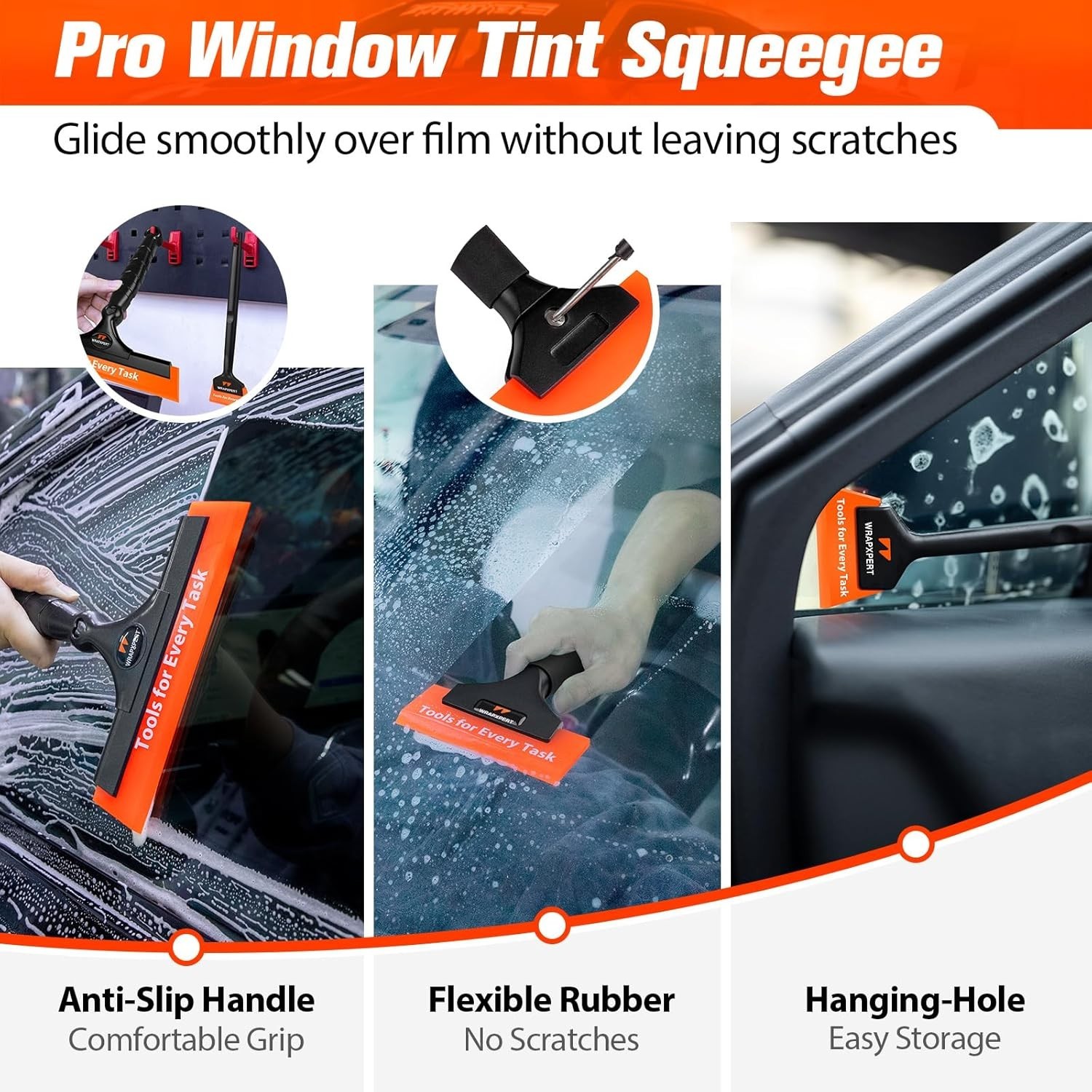 Complete Window Tinting Set: Heat Gun, Squeegees & Razor Scraper for Perfection
