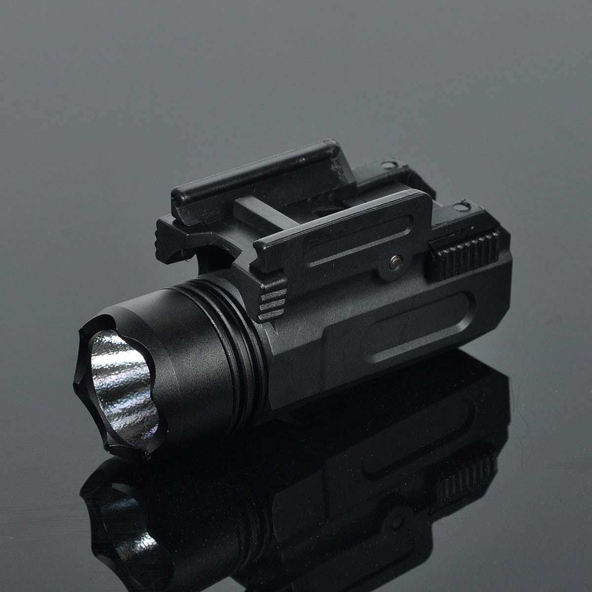 Tactical for Glock LED Flashlight Quick Release Style Mount Fit Picatinny Rail