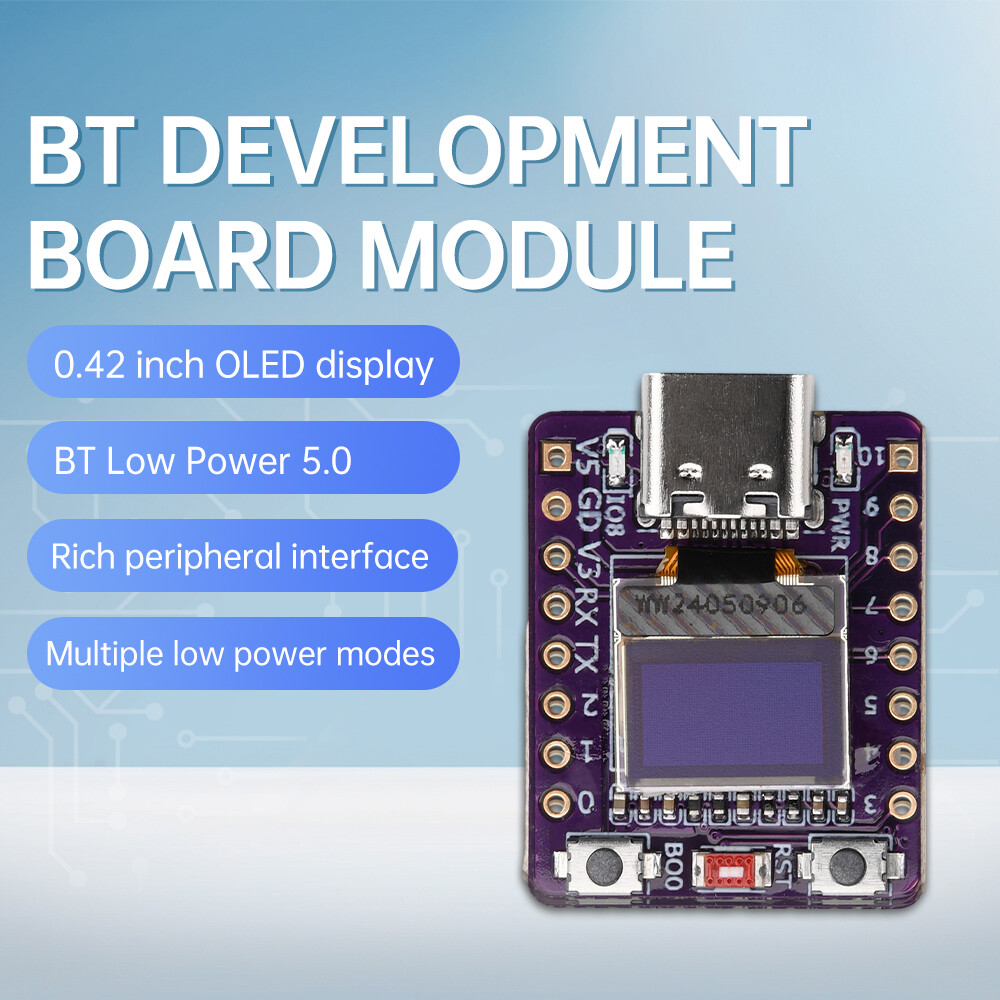 ESP32-C3 0.42-inch OLED WIFI Bluetooth Development Board Type-C 4M SPI Flash
