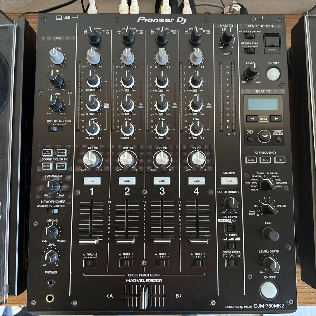 Pioneer DJM-750MK2 Pro DJ Mixer Rekorodbox 4-Channel DJM750MK2 MK2 JP Black Used