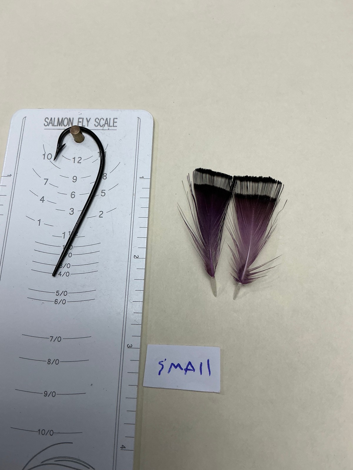 Golden Pheasant Tippets Dyed Purple