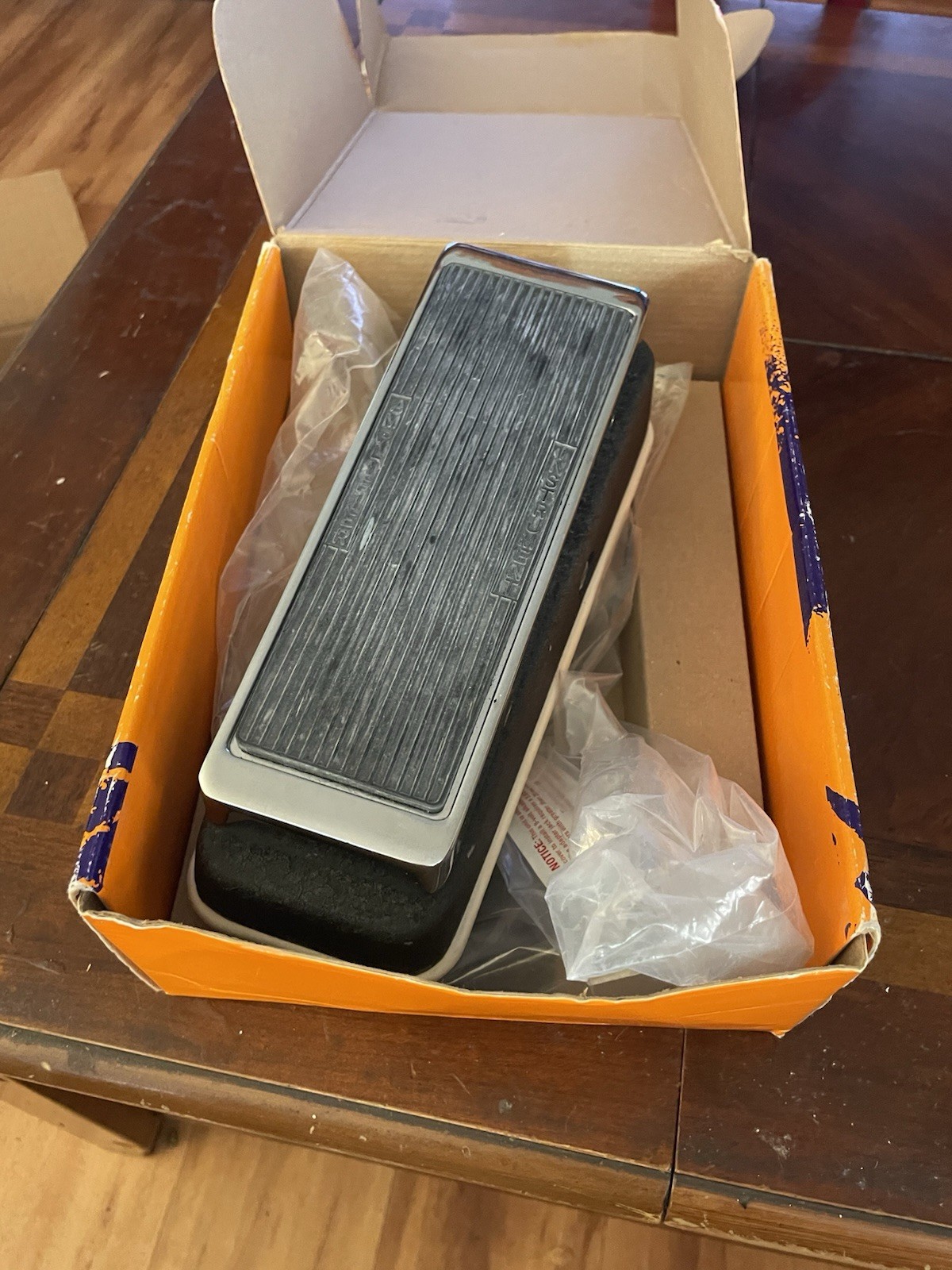 Vintage Dunlop JH1B Jimi Hendrix Signature Cry Baby Wah Wah Pedal In Box Working