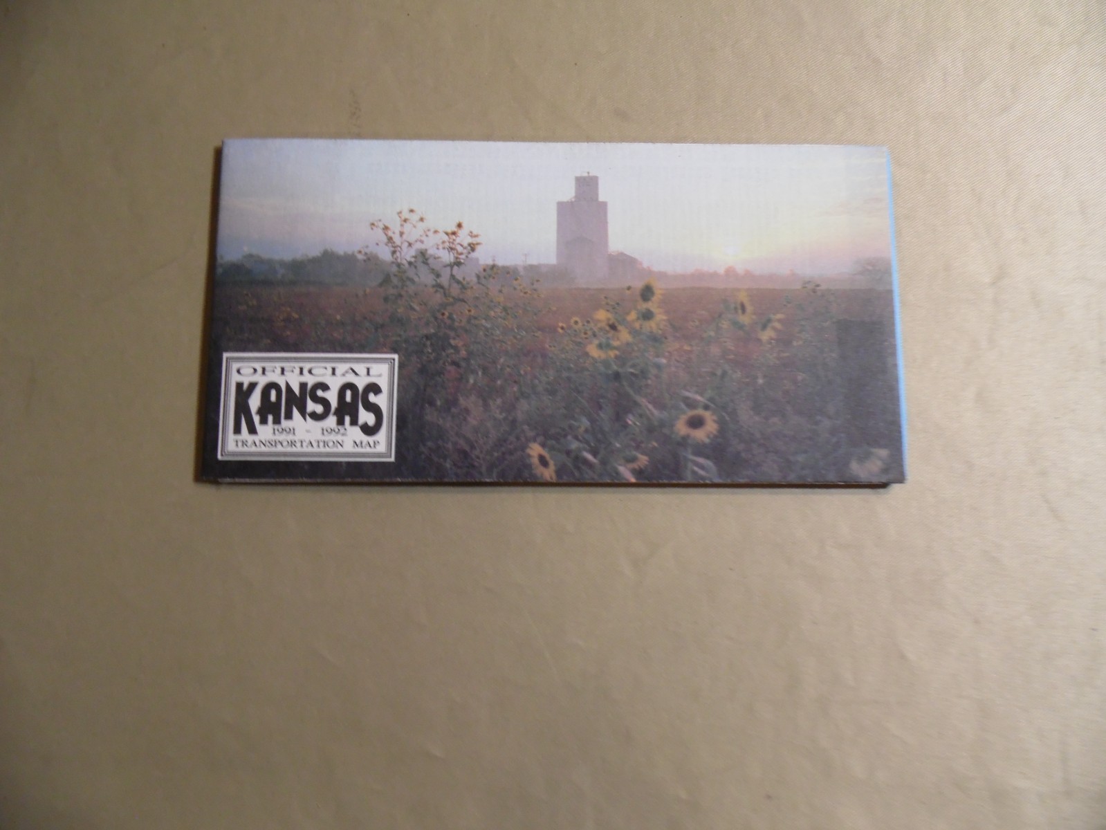Official Kansas Transportation Map 1991-1992 / Free Domestic Shipping