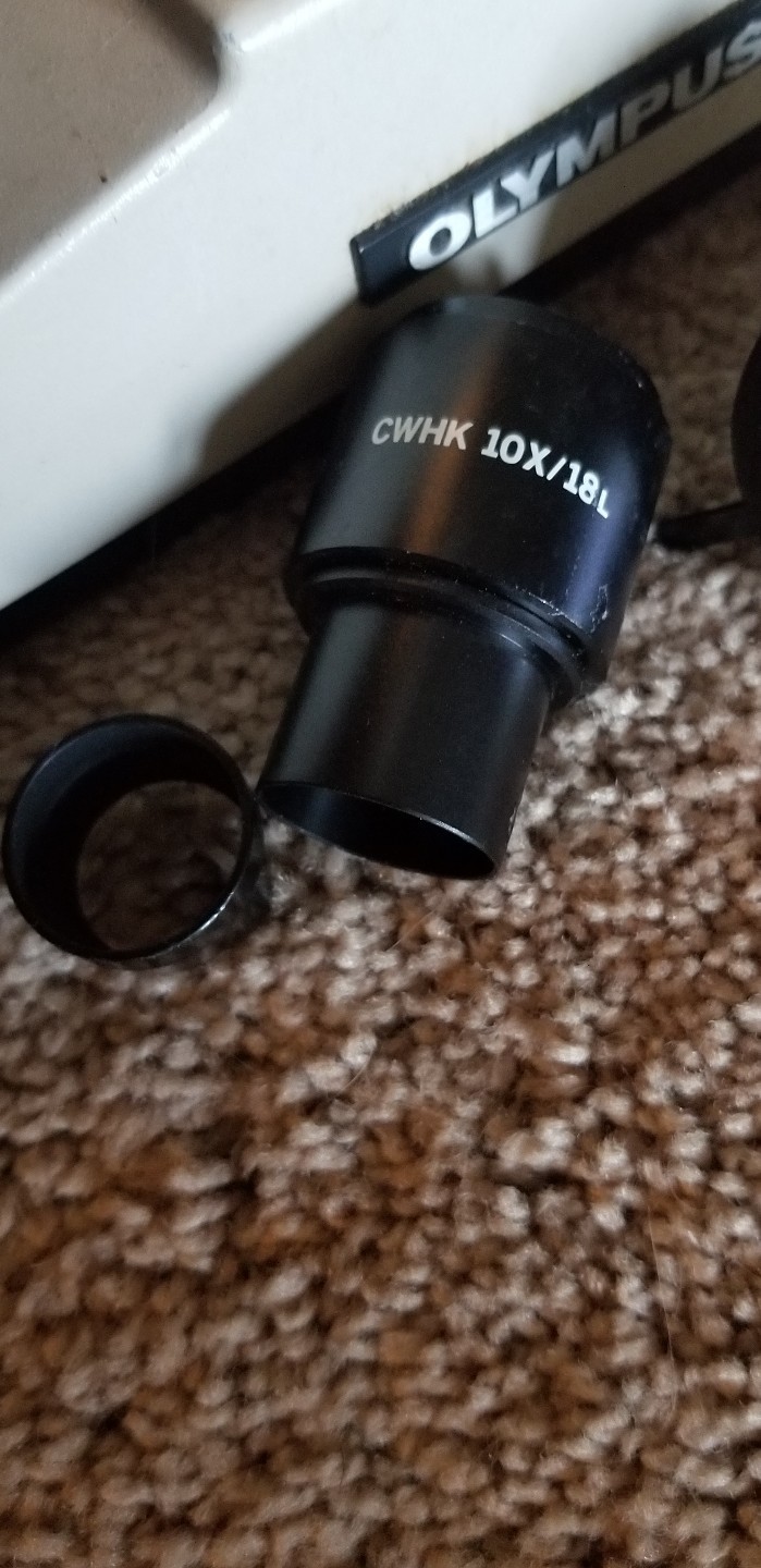 Olympus CHBS Binocular Microscope W/ 4 obj Plan Achro Oil 100x 40x 10x 4x Bd2