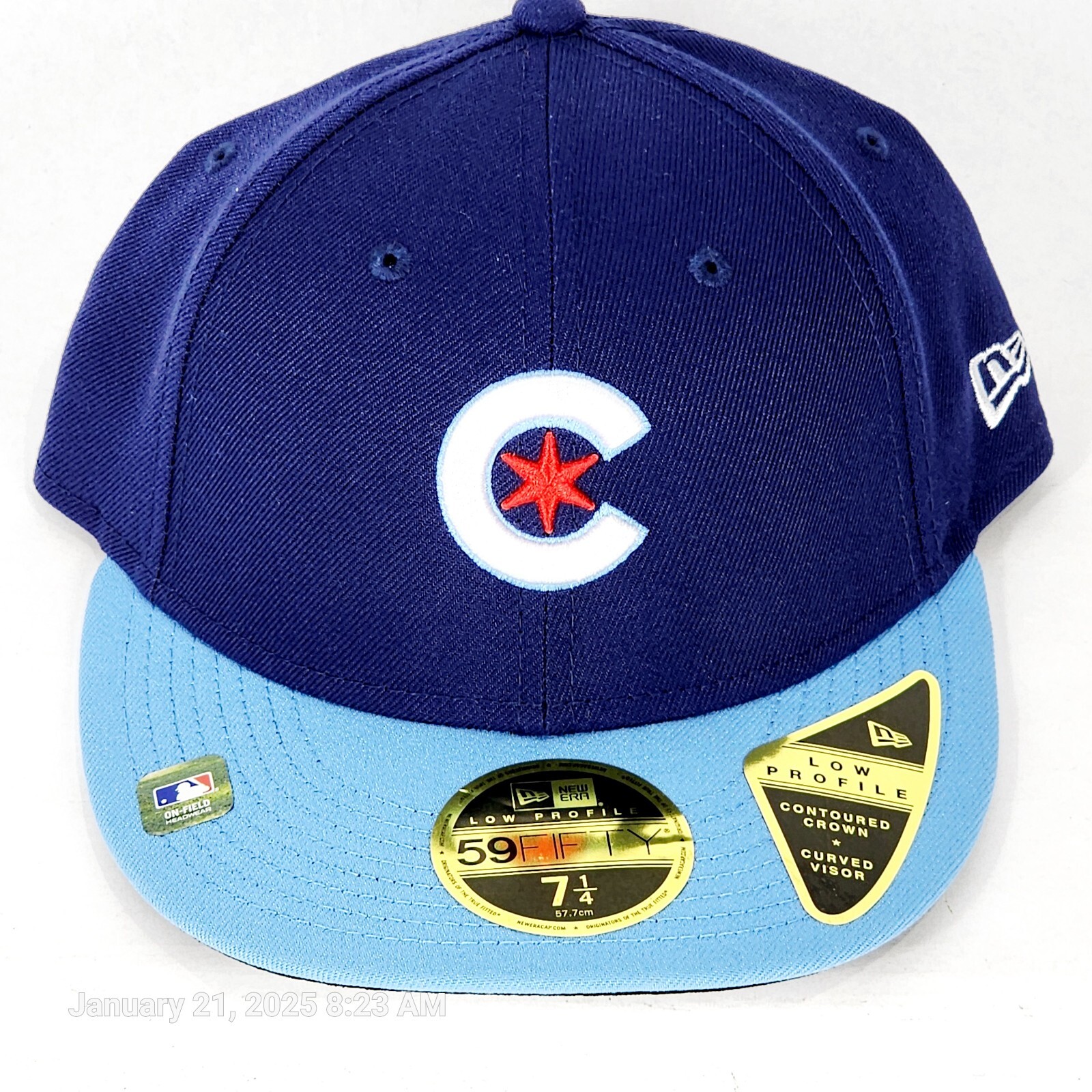 New Era Chicago Cubs Cap 7 1/4 Wriggleyville City Low Profile 59FIFTY Fitted