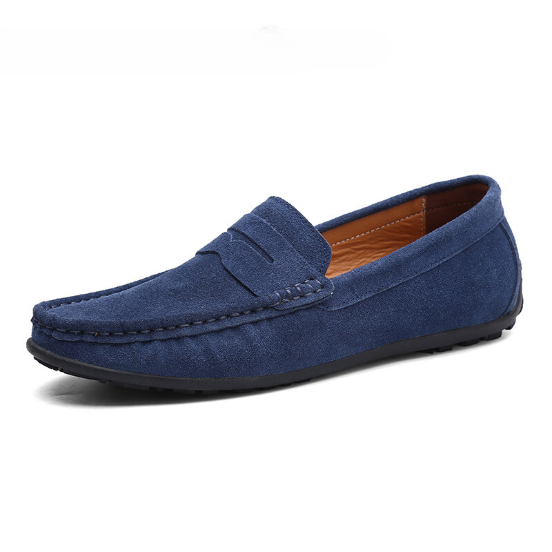 Men's Casual Shoes Loafers Genuine Leather Moccasins Slip on Driving Shoes