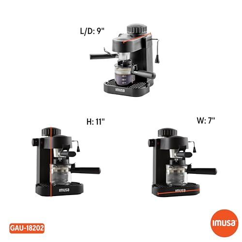 4 Cup Espresso/Cappuccino Maker