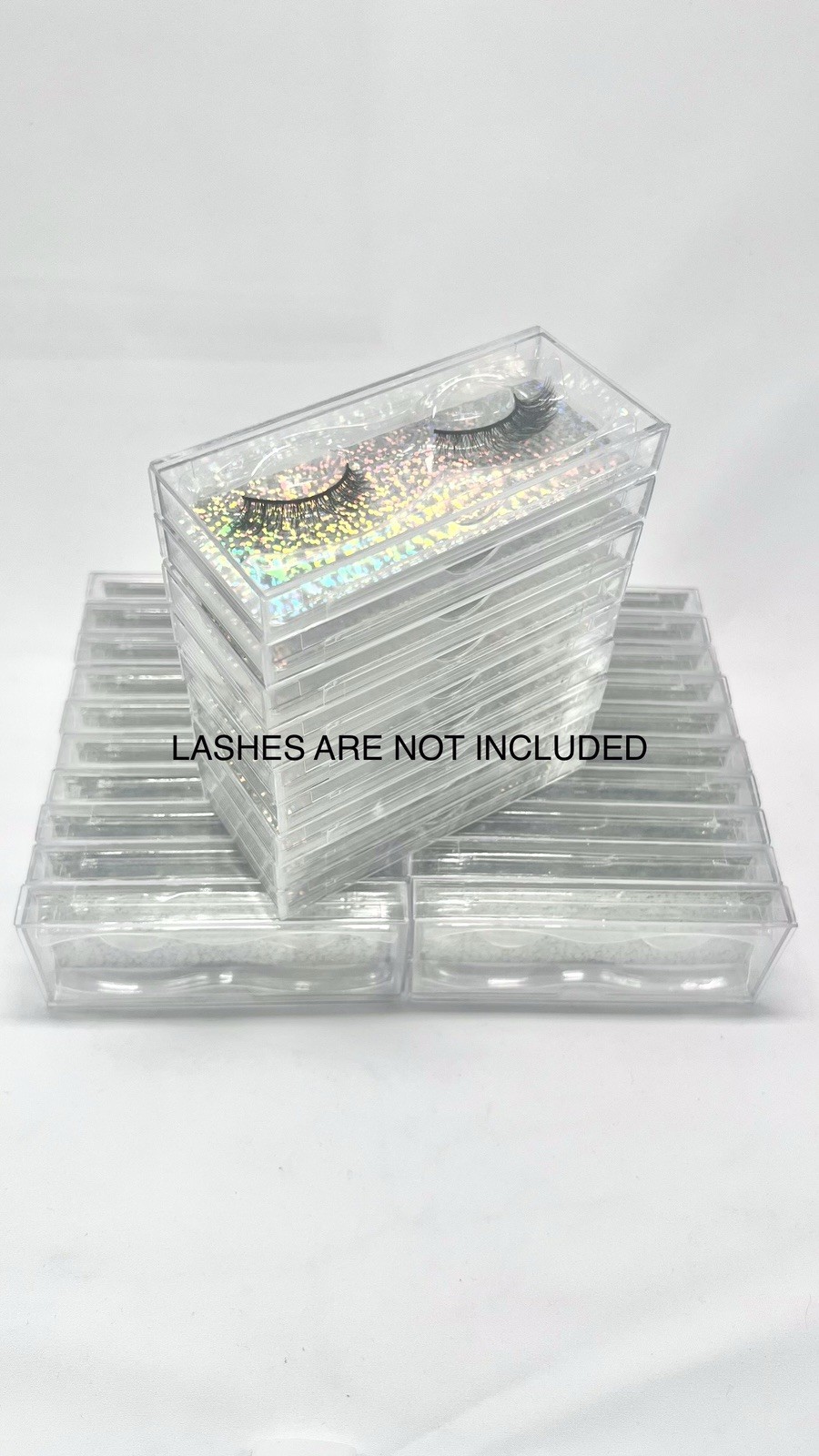 30 pack NEW Multipurpose Small Flat Plastic Cases for Jewelry, Crafts, Lashes