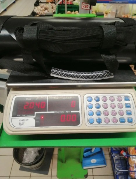 Evacuation plastic stretcher drag (220 cm x 50 cm)
