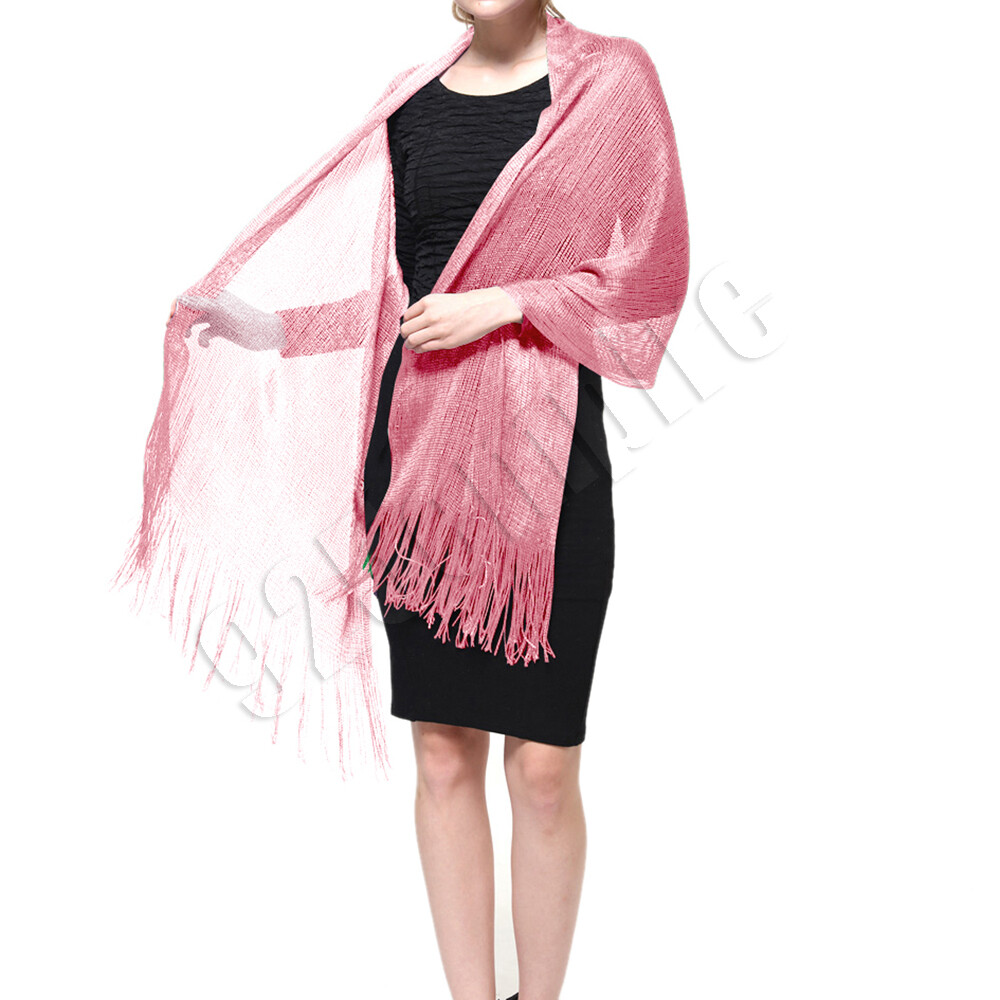 Women's Wedding Evening Shawl and Wrap Glitter Metallic Party Dresses Scarf