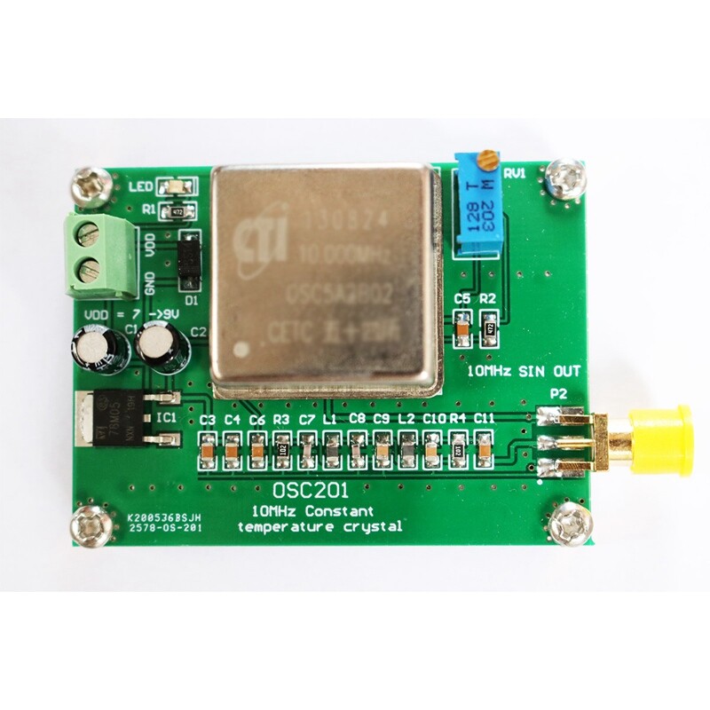 New 10MHz OCXO Frequency Standard Reference Module Board 10MHz Output For Radios