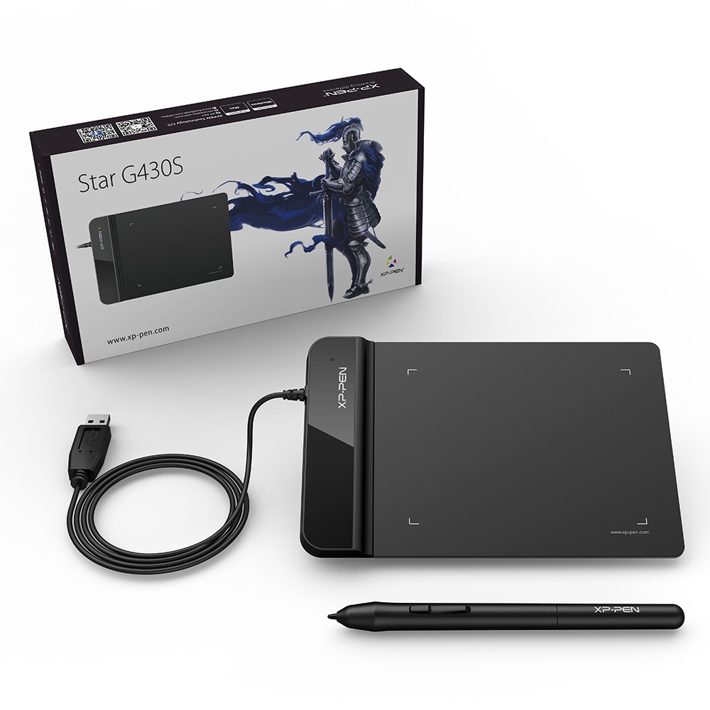 XPPen Star G430S Graphics Drawing Tablet 4x3 Inches OSU Playing 8192 Level