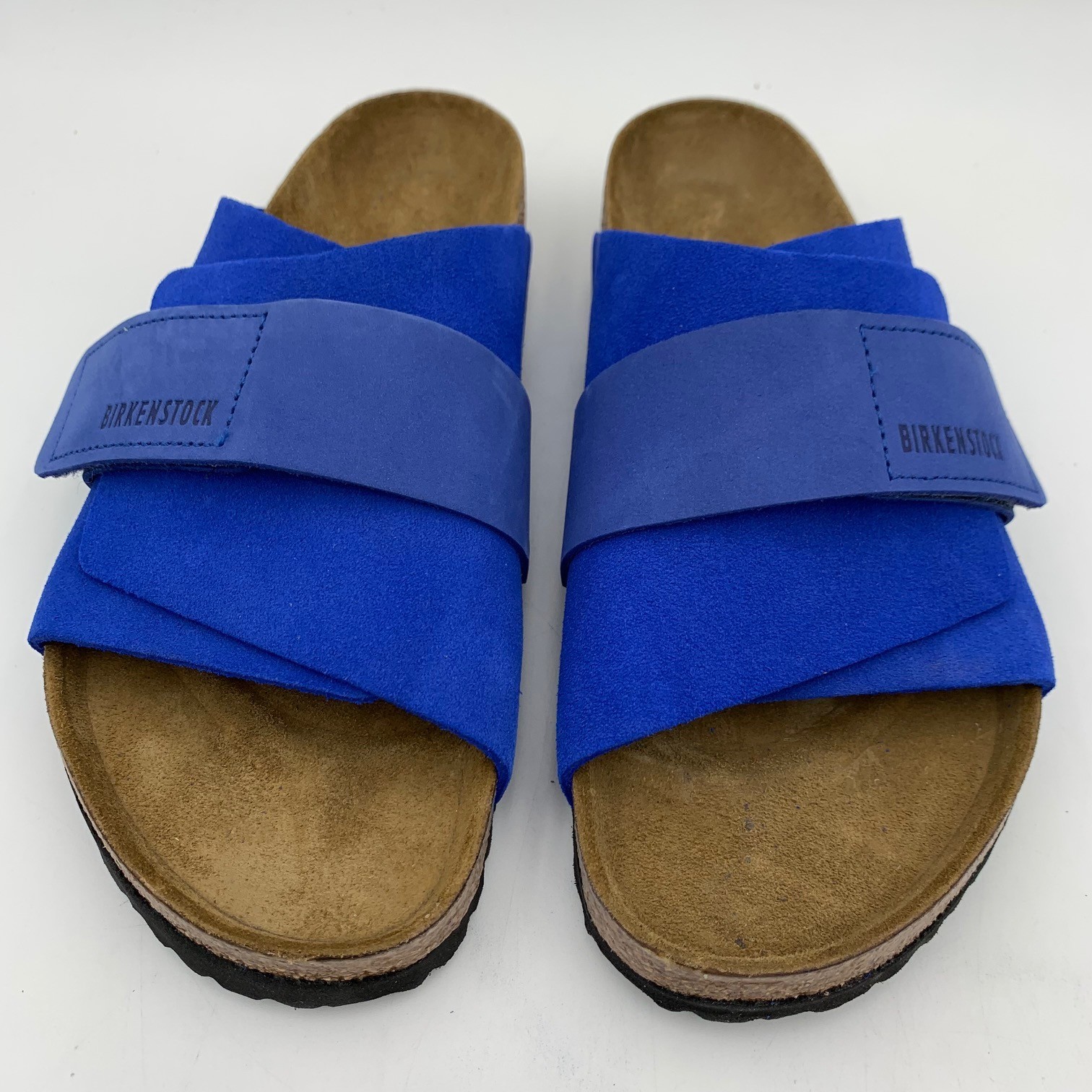 Birkenstock New w/ Box Kyoto Ultra Blue Nubuck/Suede Leather Regular 1029164
