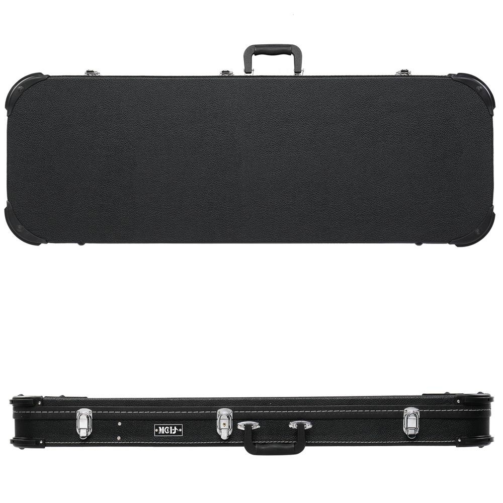 Ktaxon 39 Inch Electric Guitar Square Lockable Wood Hard Case Fits ST TL Black