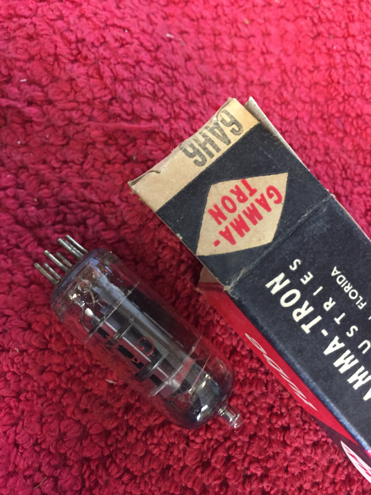 6AH6 GAMMA-TRON VINTAGE TUBE NOS