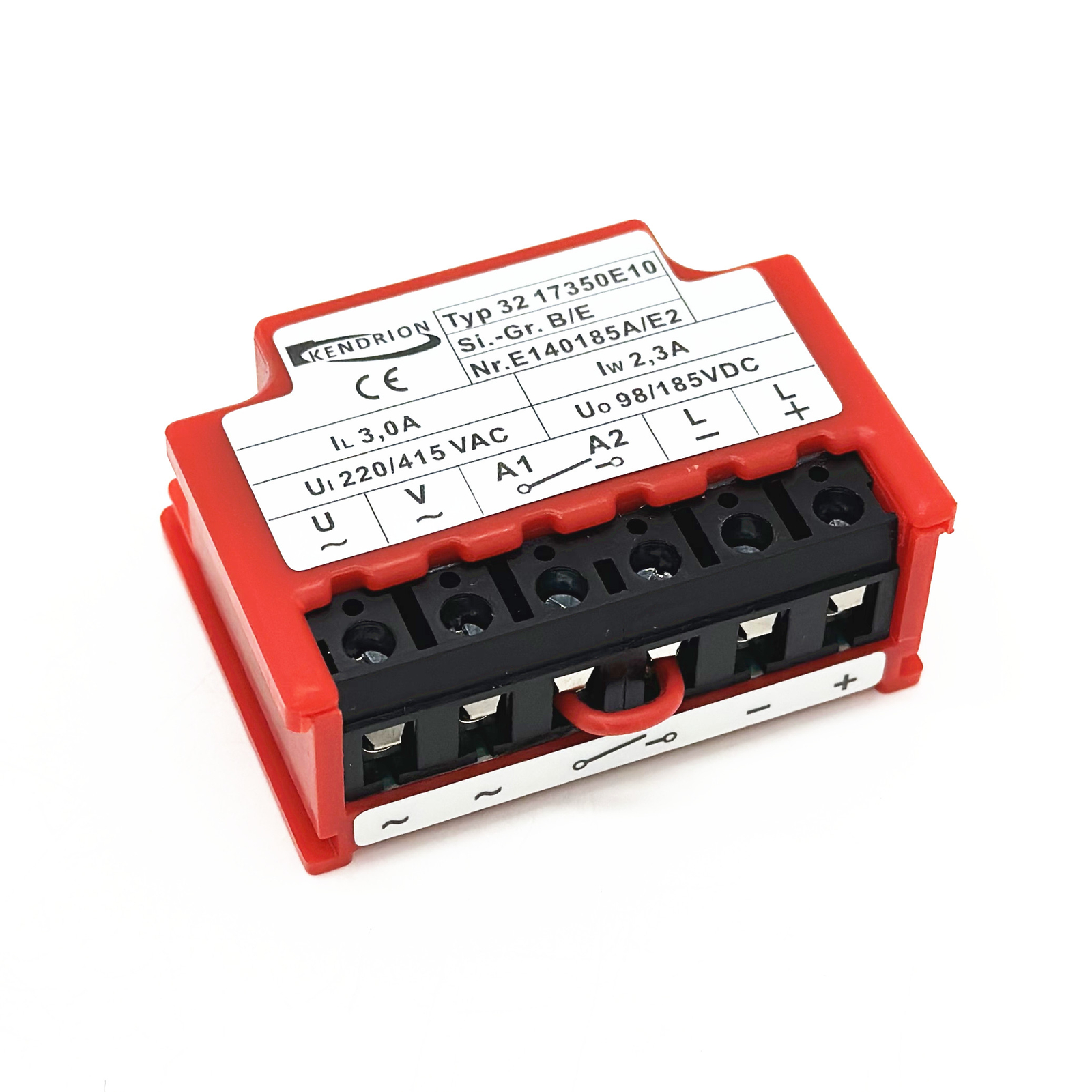 REPLACE KENDRION Typ 32 17350E10 220/415VAC 98/185VDC Overexcitation Rectifier