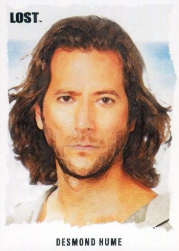 Lost Seasons 1-5 Lost Stars Desmond Hume Artifex Chase Card A19