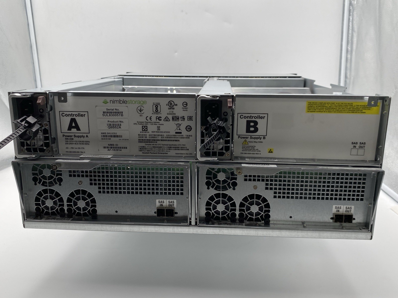 HPE Nimble Storage Q8B52A No Drives