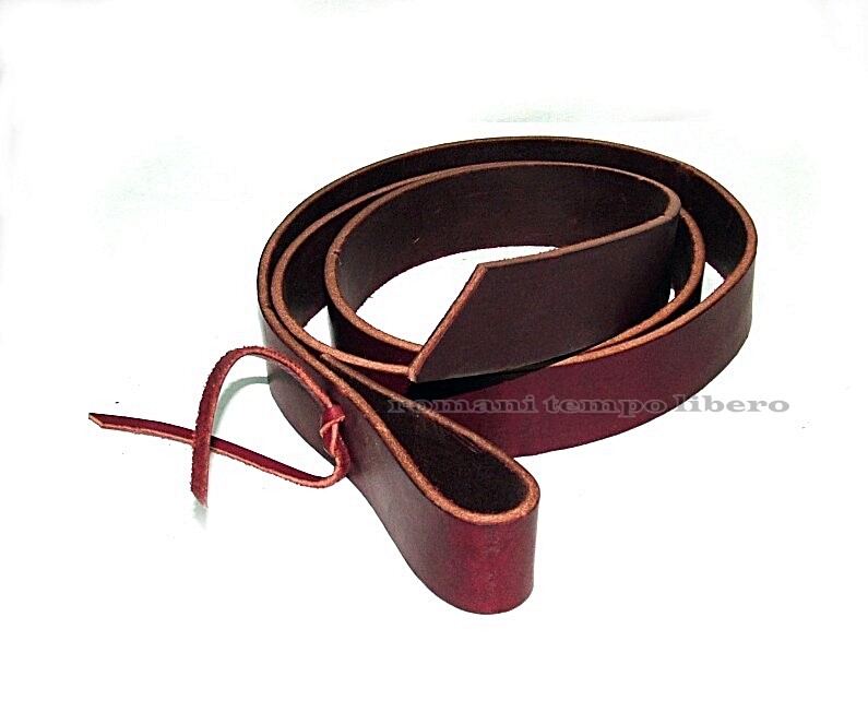 RISCONTRO IN CUOIO LATIGO PER SOTTOPANCIA SELLE WESTERN LEATHER TIE STRAP