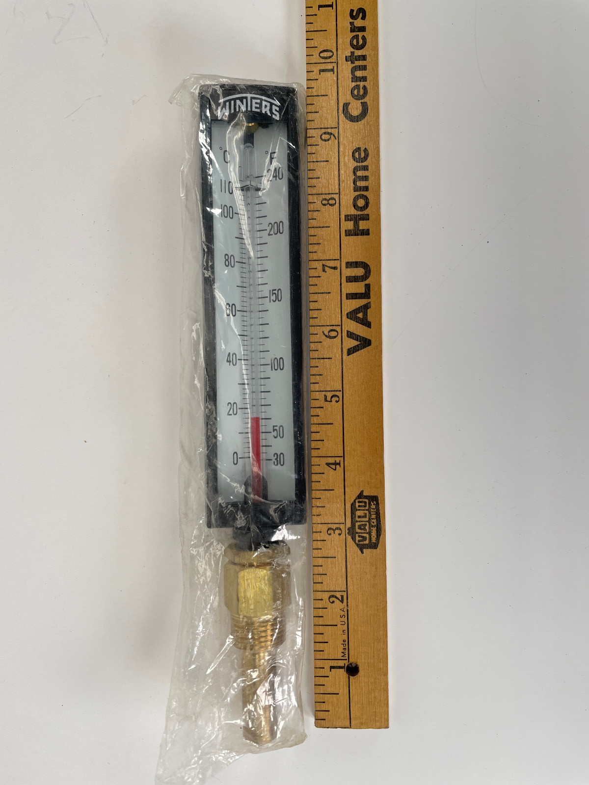 Winters Industrial Thermometer T132 30-240F New
