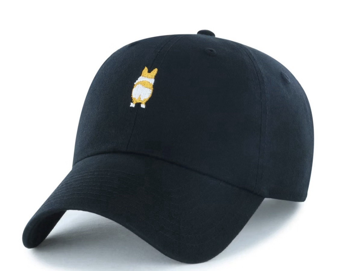 Life Style Baseball Cap with Embroidered Dog Design, Adjustable Fashion Hat