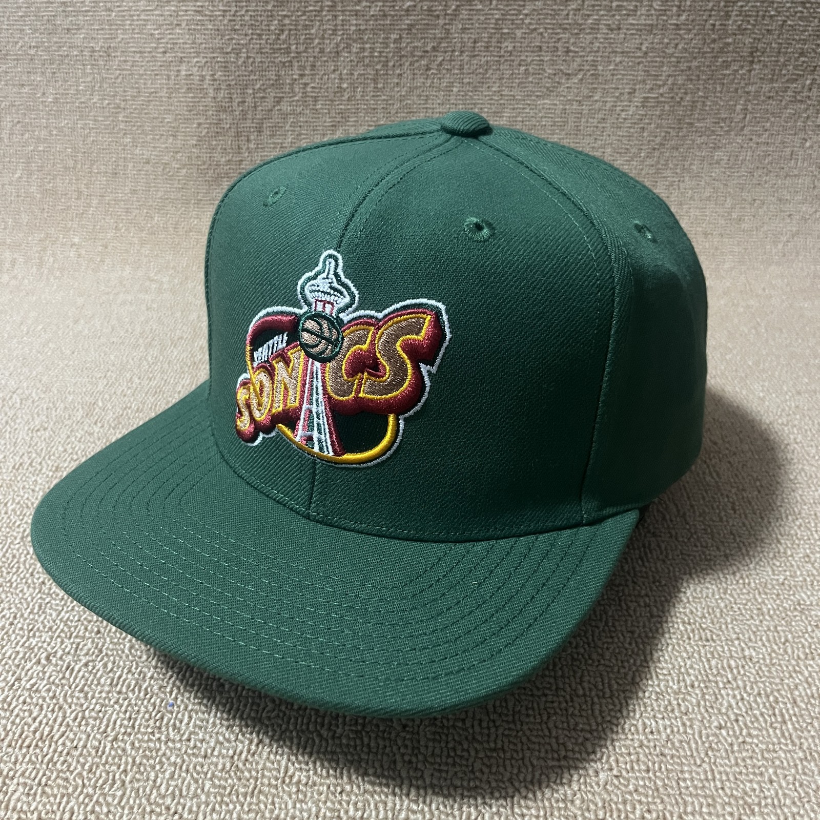 Mitchell & Ness Seattle SuperSonics Snapback Green Retro NBA Hat