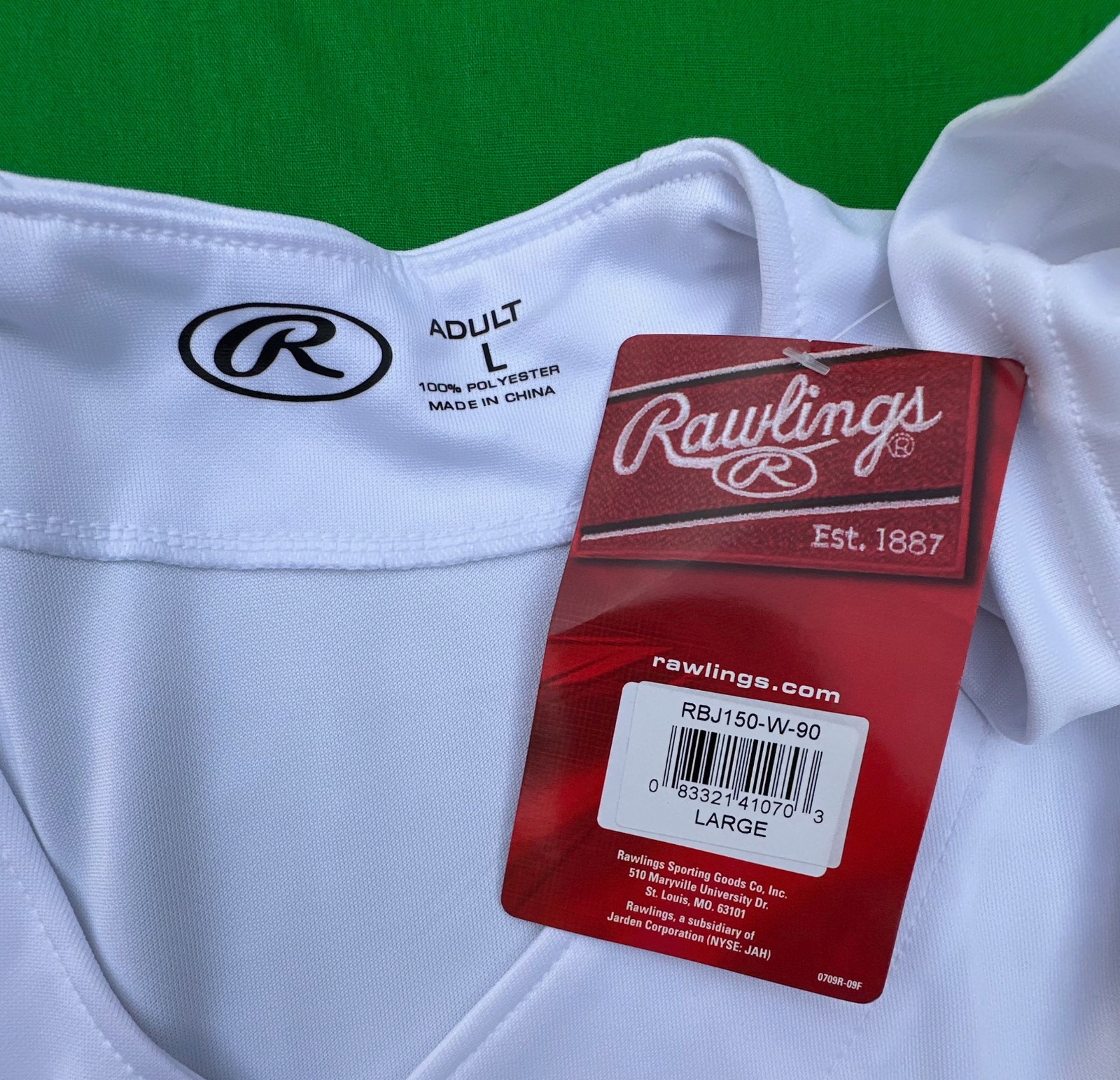 Rawlings Cougars #12 Men's Baseball Jersey Size L.