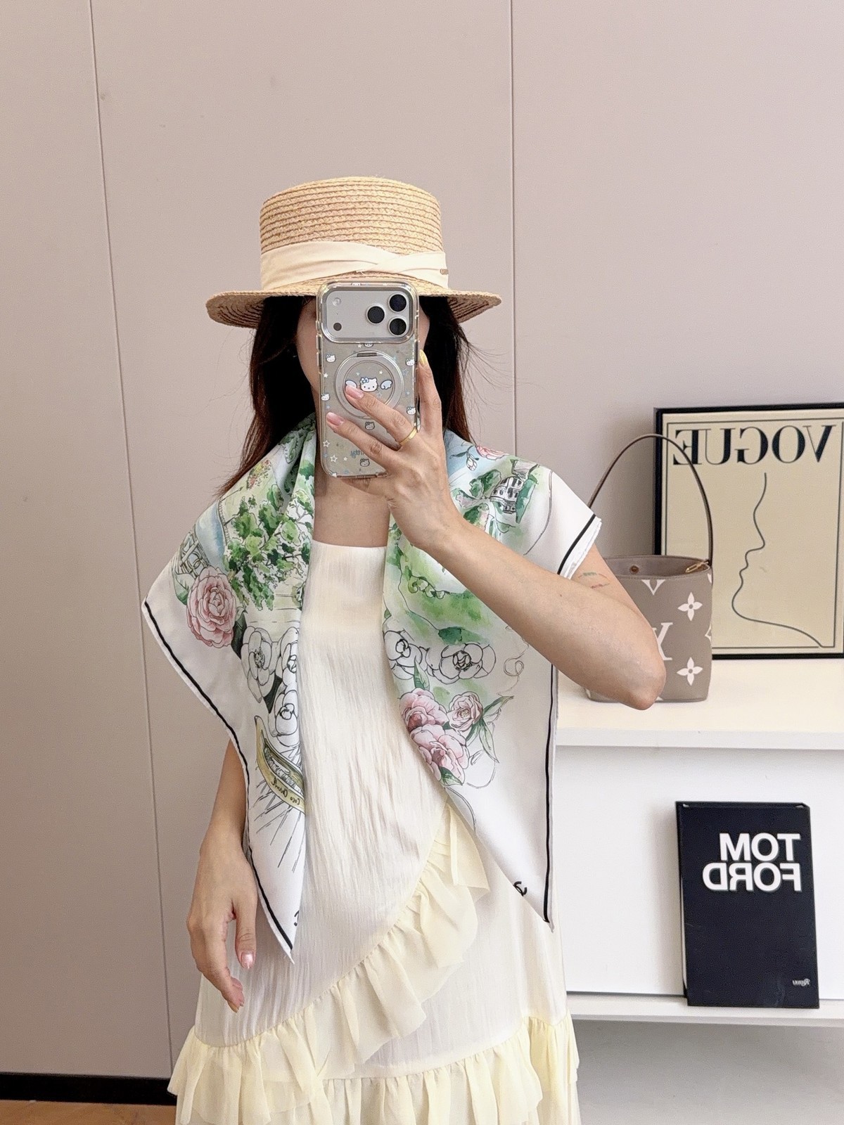 2026 NEW Women Scarf Wrap Hair Ribbon Handle Neck Accessories2 15