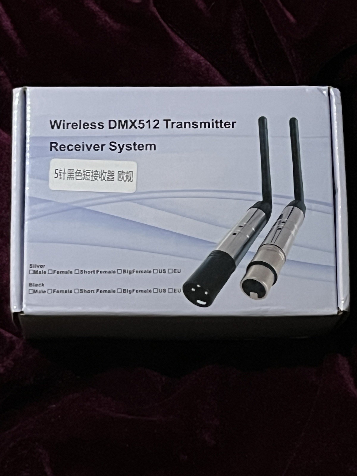 Wireless DMX512 Transmitter Receiver System
