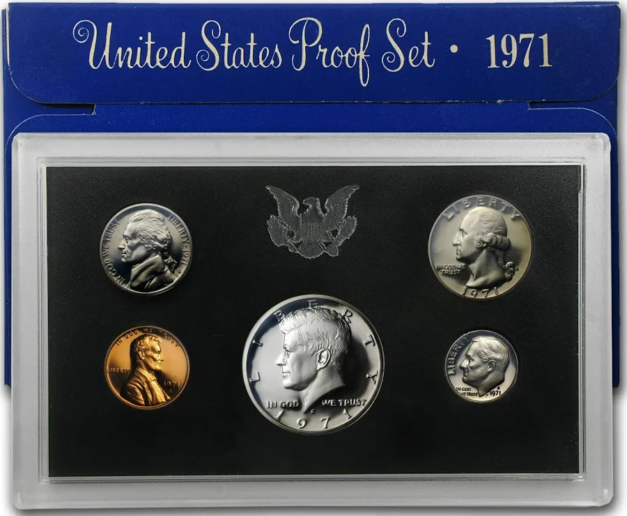 1971-S Proof Set U.S. Mint Original Government Packaging OGP