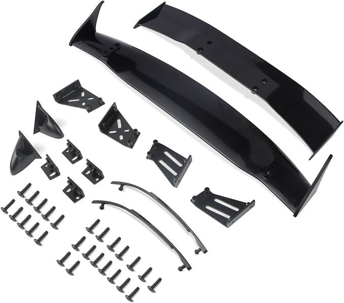 Universal Model Car Rear Wings Plastic Spoiler Wing for 1/10 RC Racing Drift Car