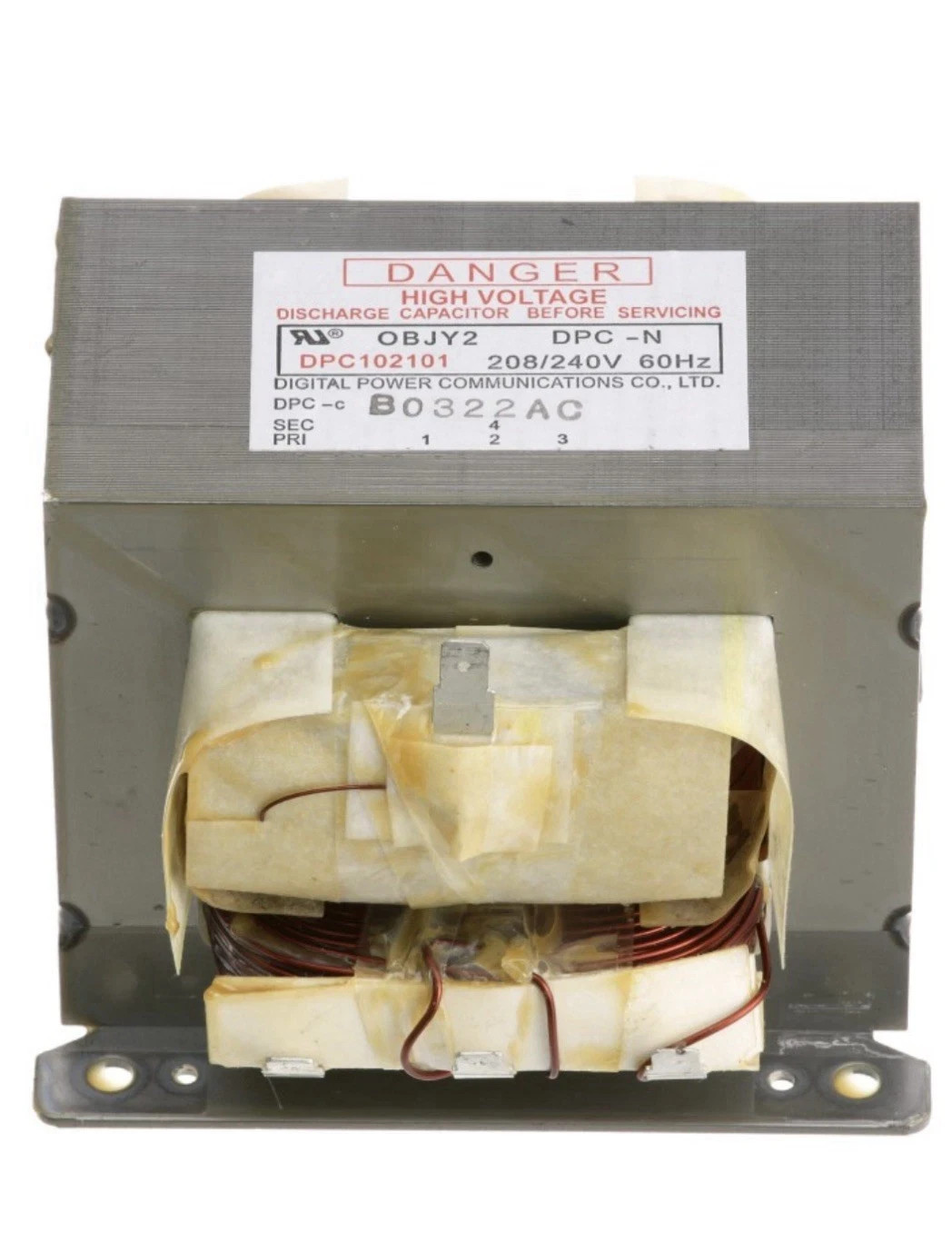 TurboChef NGC3062-1 Transformer, 208/240 Volt, 60HZ Free SAME DAY SHIPPING