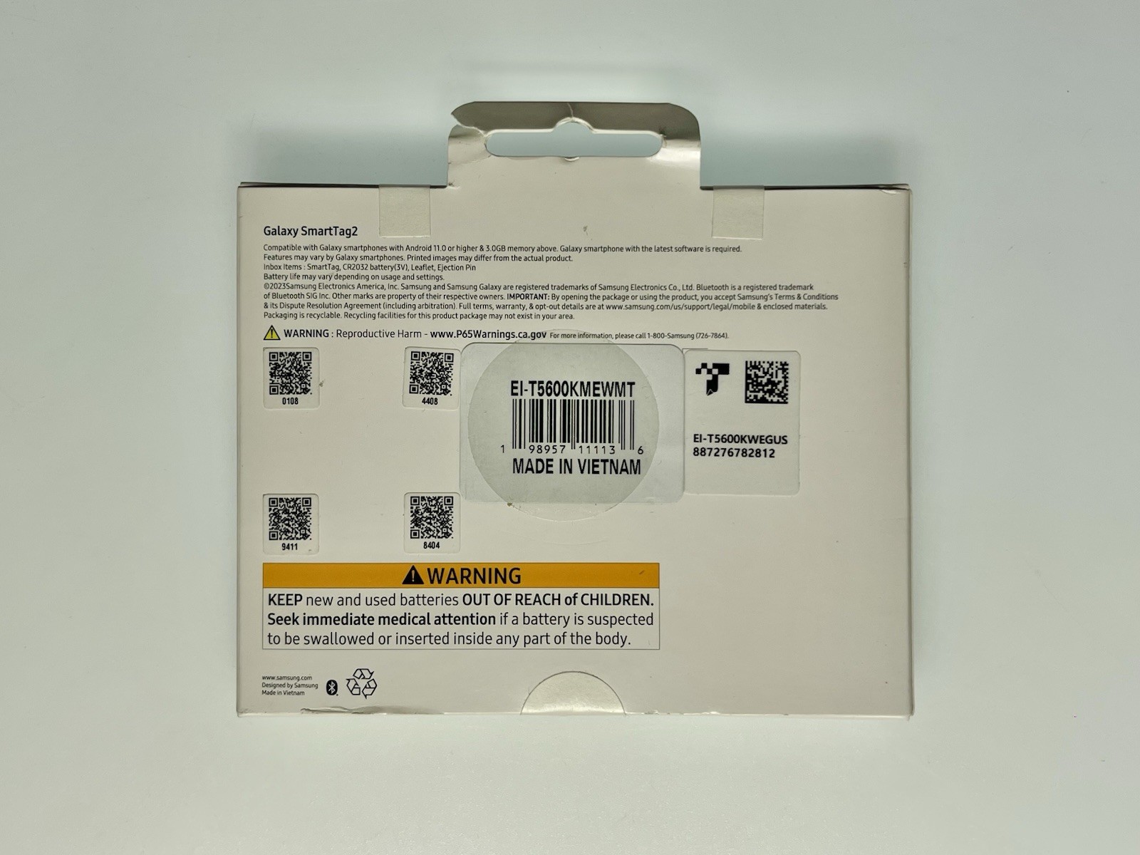 Samsung Galaxy SmartTag2 4-Pack Bluetooth Tracker EI-T5600KMEWMT
