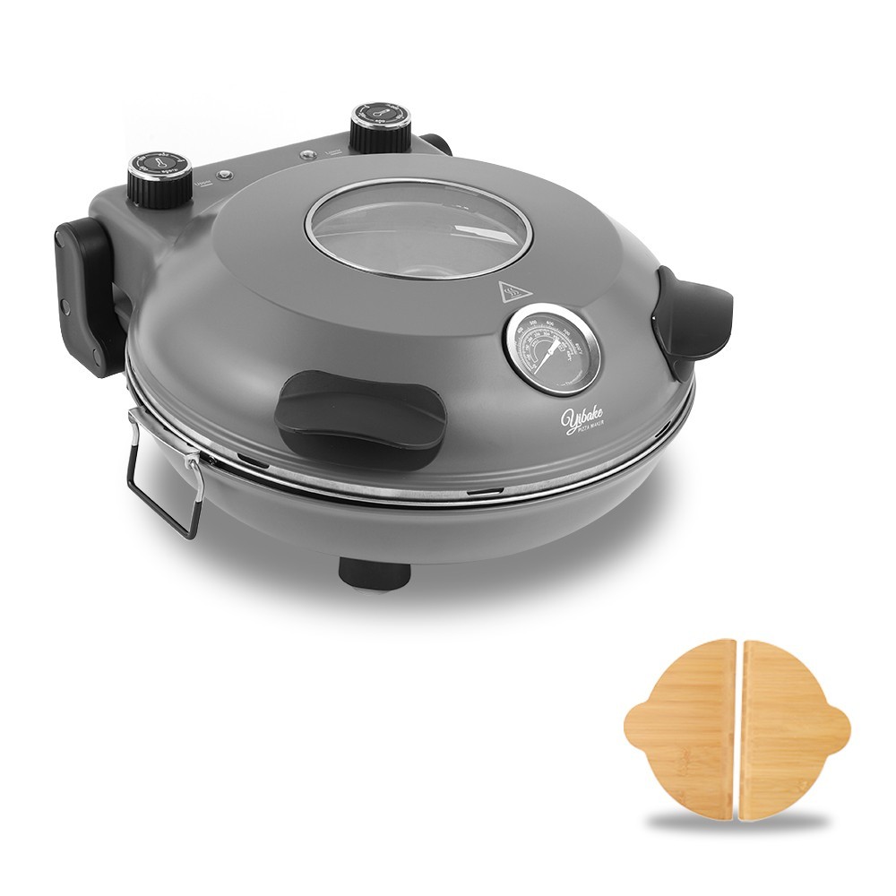 Electric Pizza Maker Oven Indoor 12 Inch Indoor Countertop Pizza 1200W 800°F