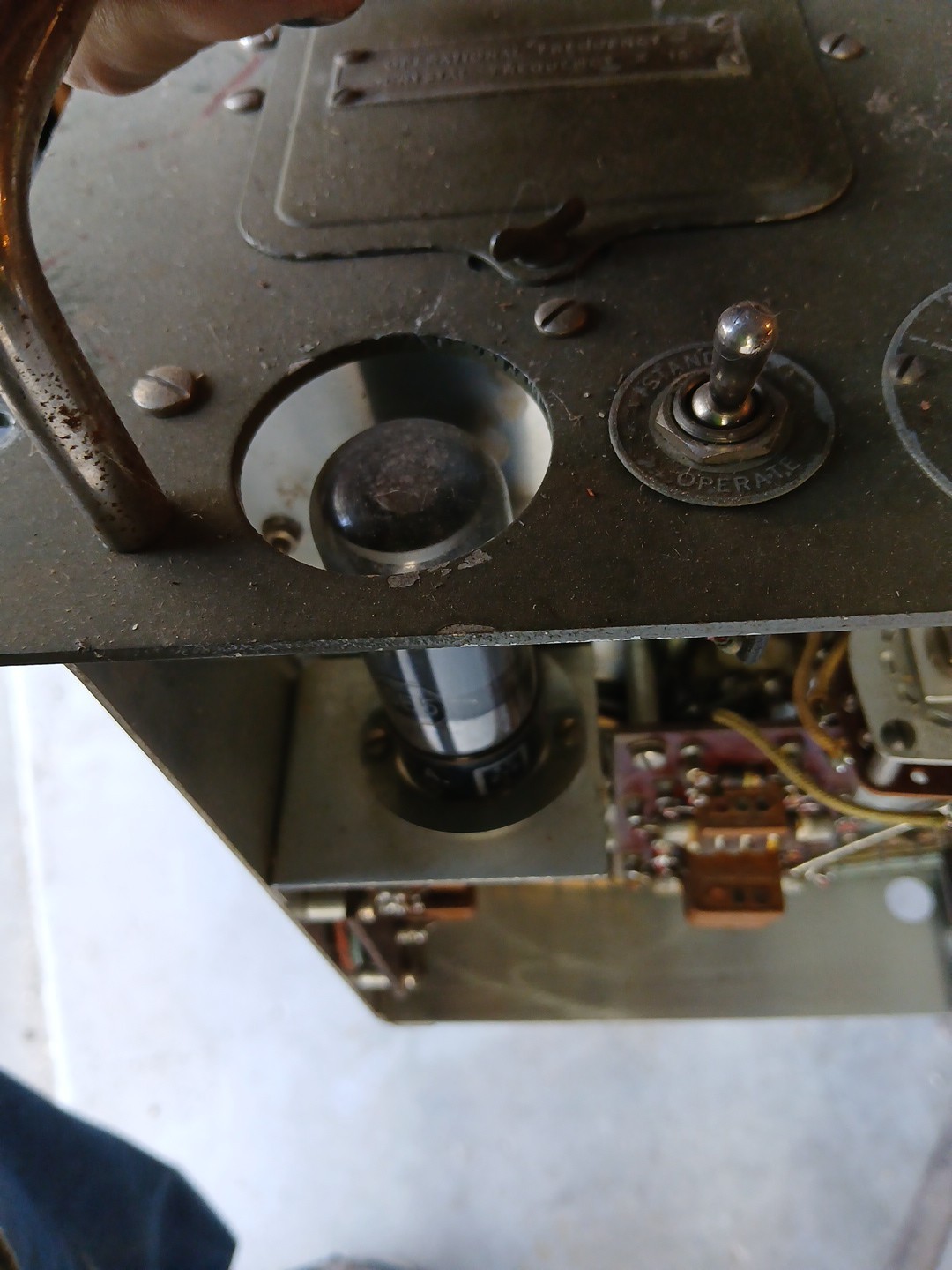 Bendix Signal Corps US Army BC-638-A frequency meter Receiver Untested For Parts