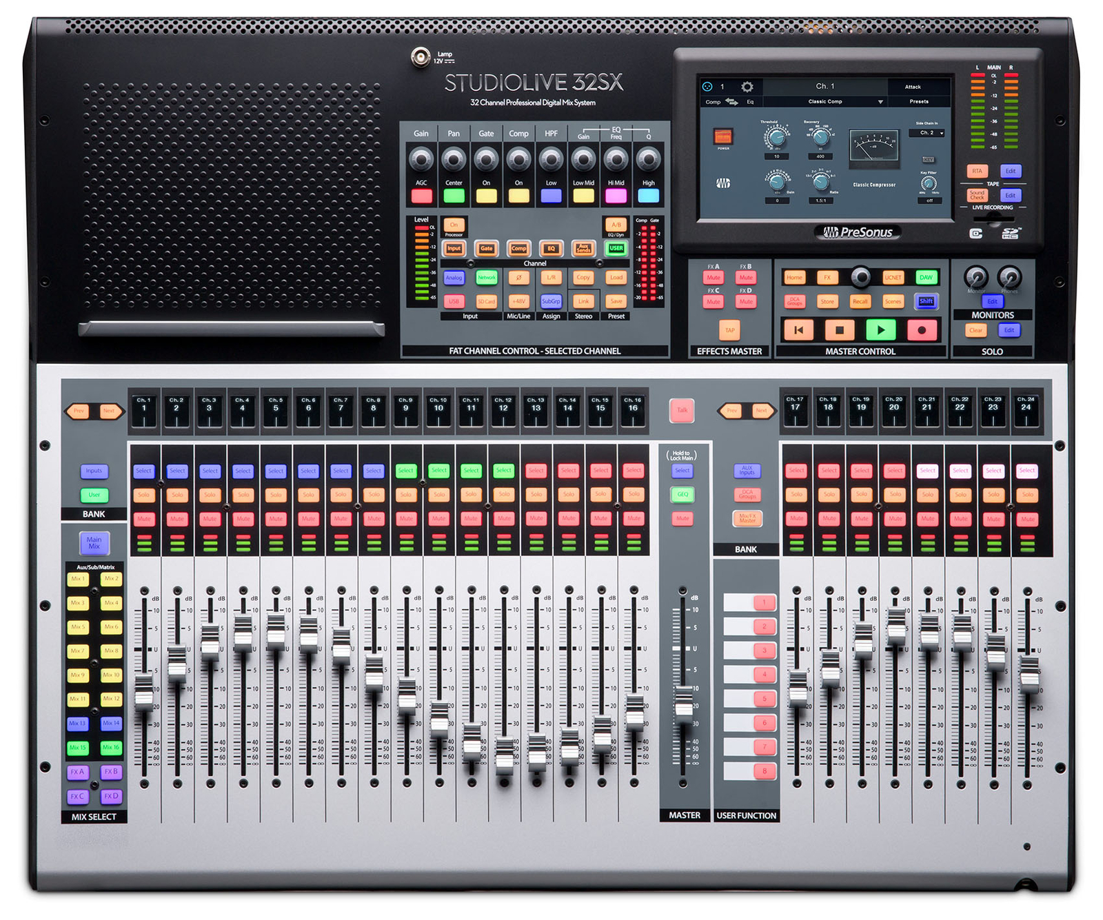 Presonus STUDIOLIVE 32SX Compact 32-Ch. 22-Bus Digital Mixer+Recording Interface