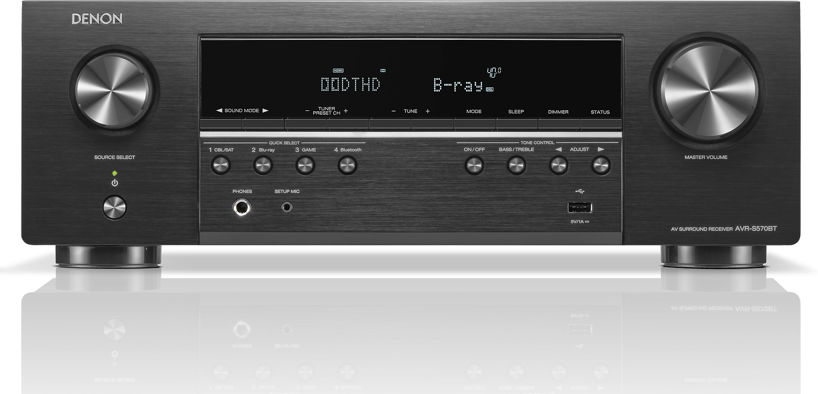 Denon AVR-S570BT 5.2 channel HT receiver
