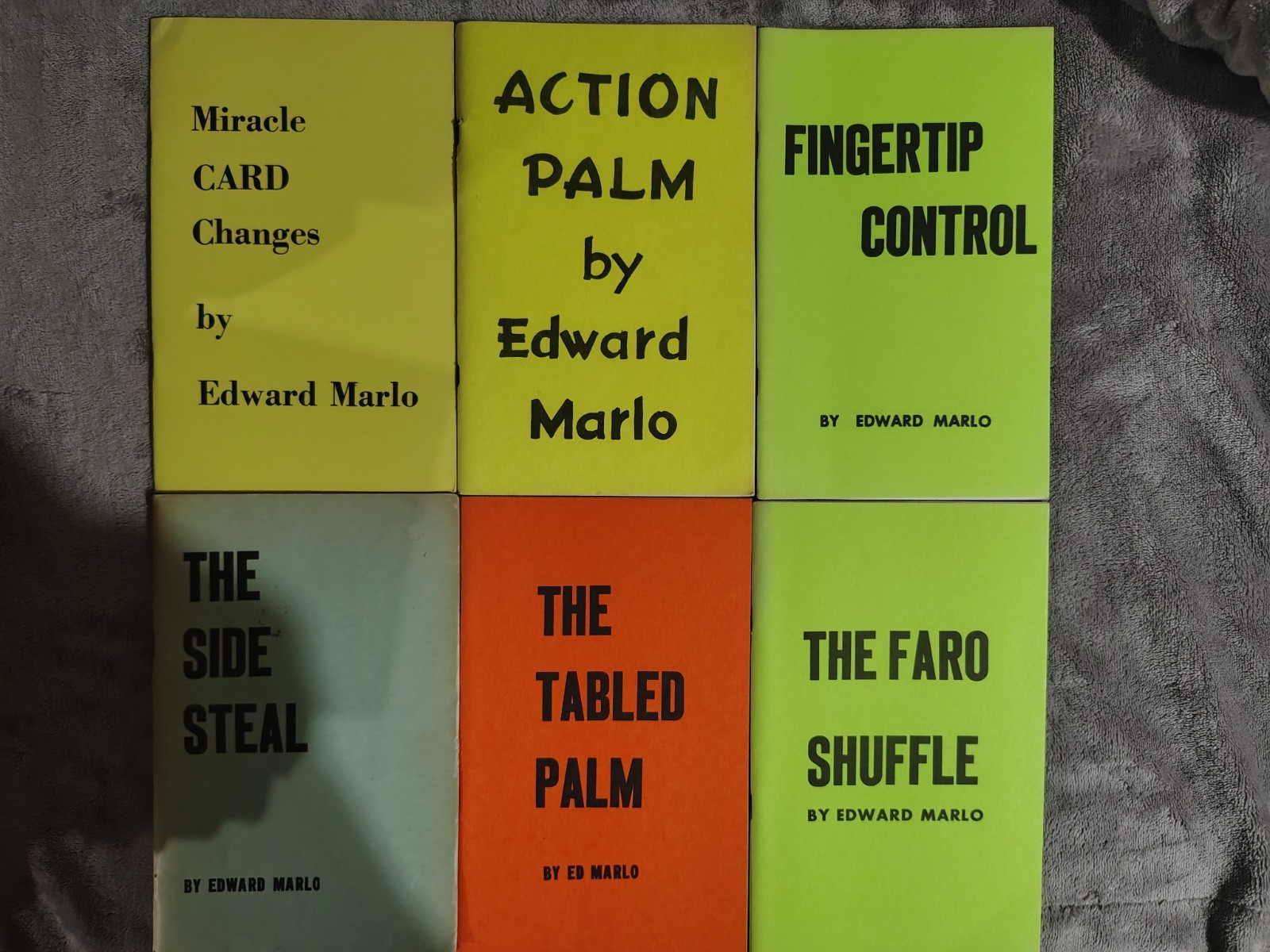 Revolutionary Card Technique By Ed Marlo - Complete Booklet Set