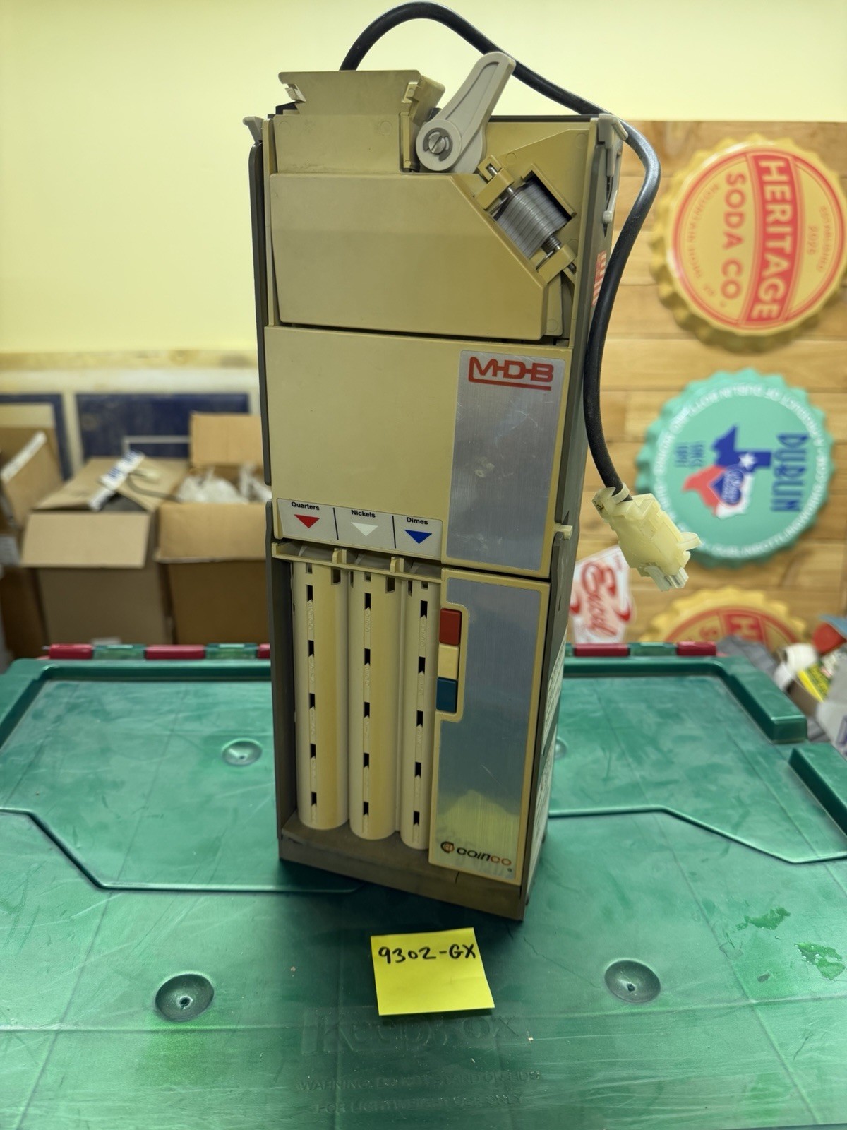 CoinCo 9302-GX COIN MECH COIN ACCEPTOR Refurbished