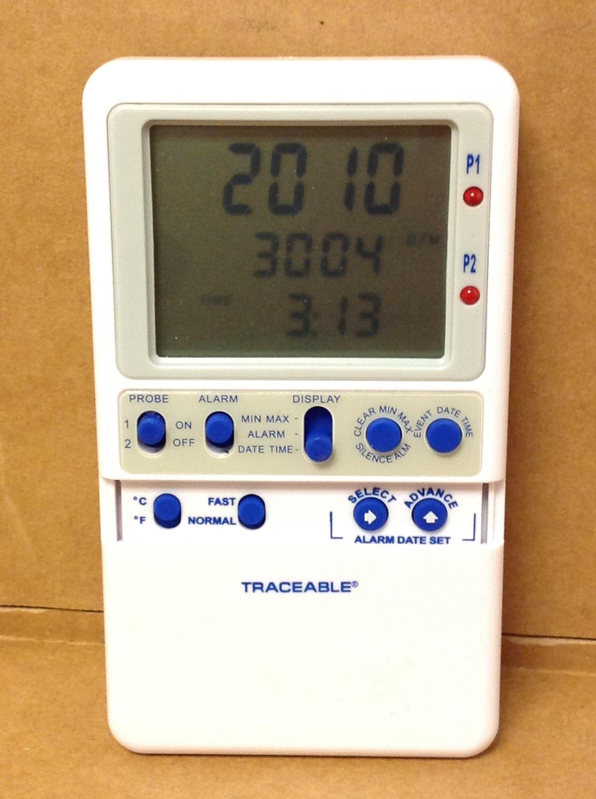 TRACEABLE 6KEA9 High Accuracy Digital Thermometer w/ Probe, WORKING